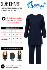 Meera Pearl-Embellished Crush Co-Ord